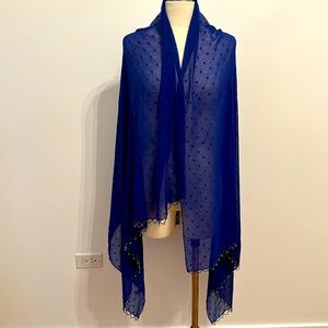 Purple beaded wrap / cover up